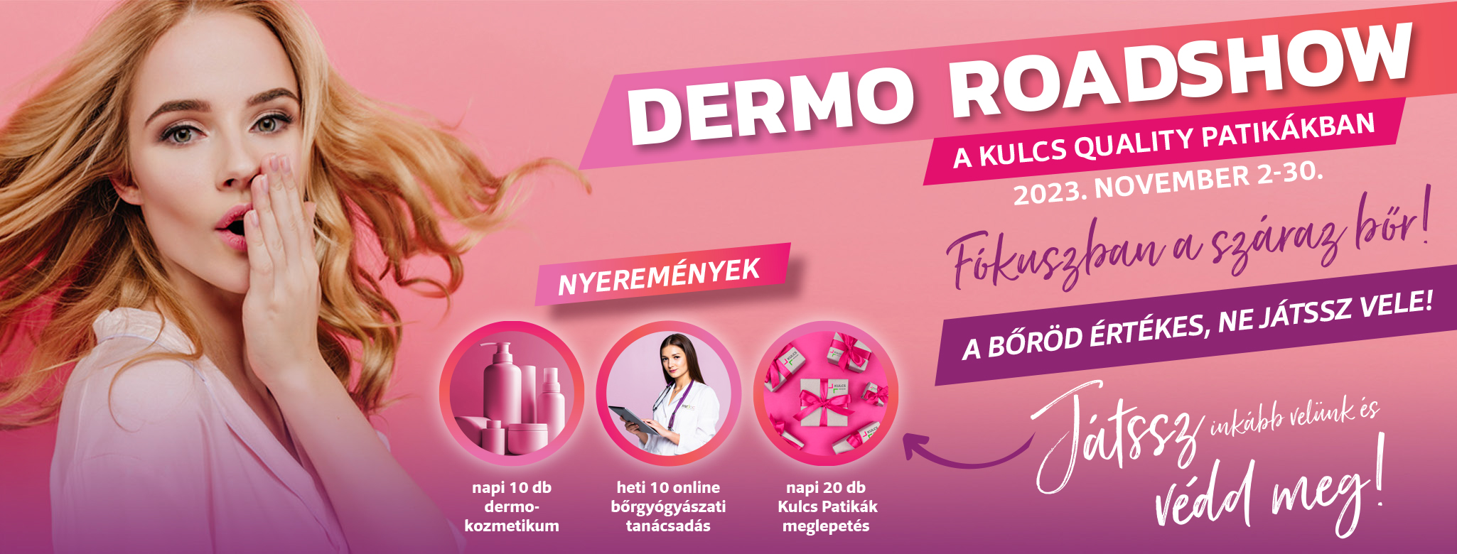 Novemberben vár a Dermo Roadshow 