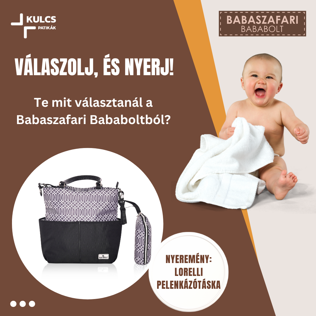 Nyerj a Babaszafari és a Kulcs Patikák játékán!