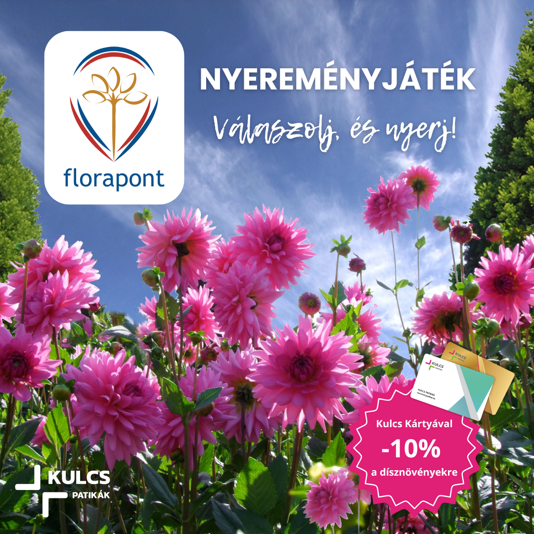 Játssz, és nyerj a Florapont és a Kulcs Patikák játékán!