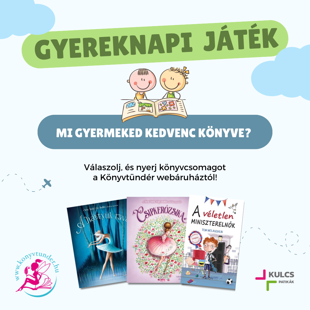 Gyereknapi nyereményjáték a Könyvtündér webáruházzal