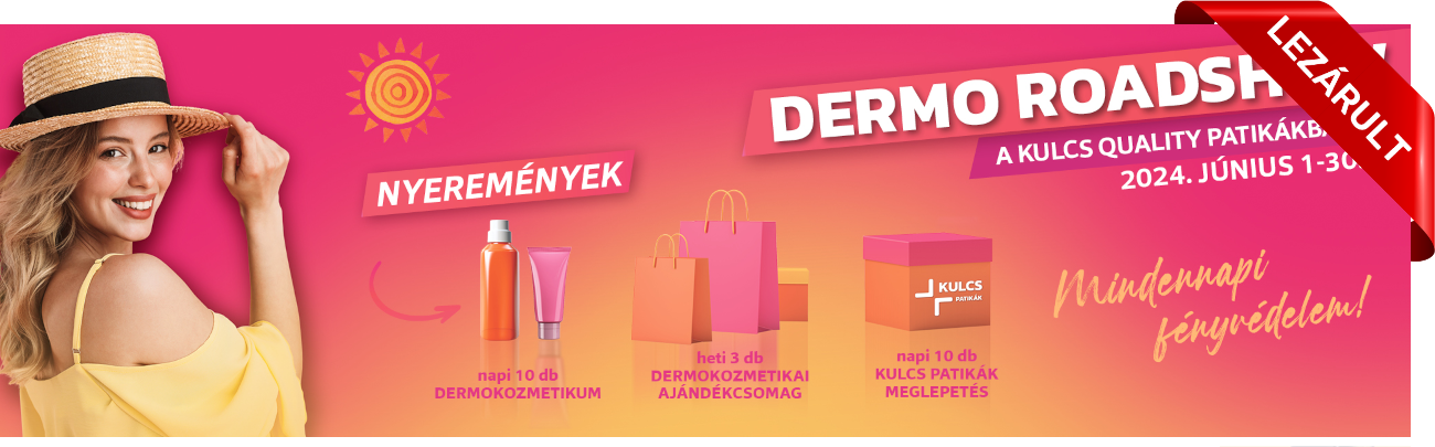 Dermo Roadshow nyerményjáték - 2024 június