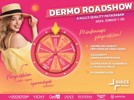 Mindennapi fényvédelem és nyereményjáték a Dermo Roadshow-val 