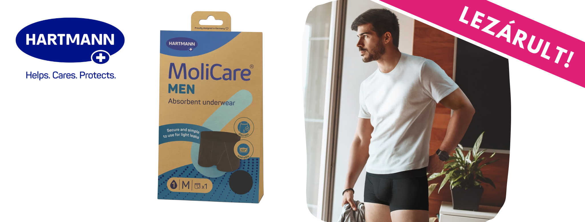 Játék: MoliCare® Men mosható férfi nedvszívó alsóneműt nyerhetsz