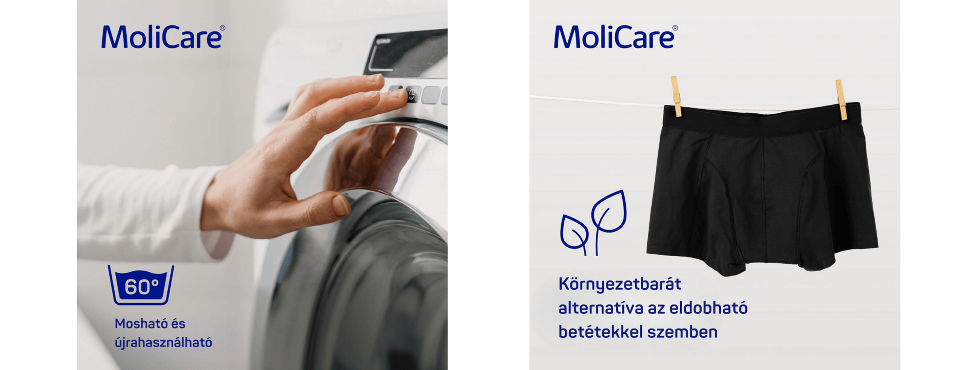 Fedezd fel a MoliCare® MEN mosható nedvszívó alsóneműt Fedezd fel a MoliCare® MEN mosható nedvszívó alsóneműt
