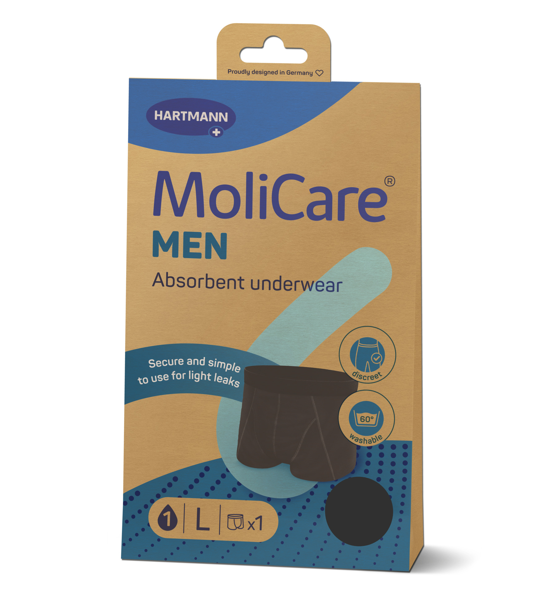 Fedezd fel a MoliCare® MEN mosható nedvszívó alsóneműt Fedezd fel a MoliCare® MEN mosható nedvszívó alsóneműt