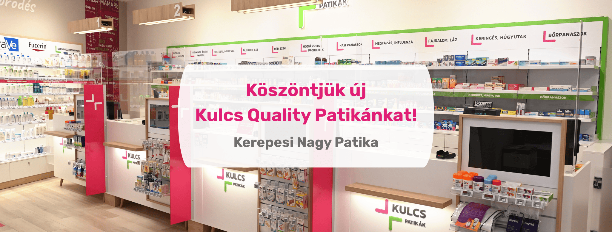 Quality Patikaként nyitott meg a Kerepesi Nagy Patika!