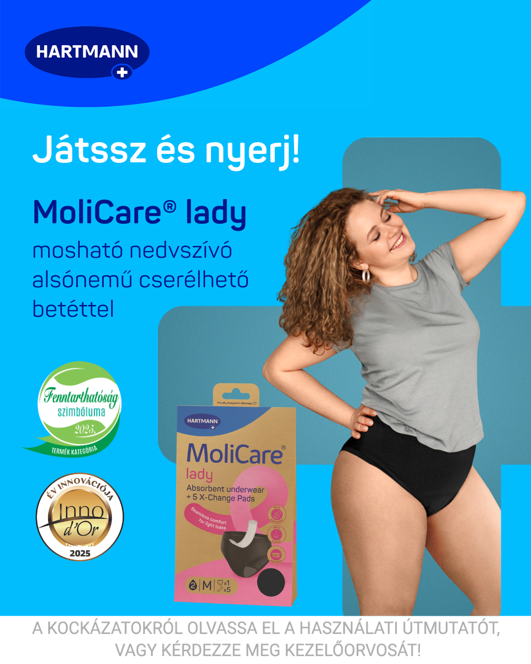 Játssz, és nyerj MoliCare® lady mosható alsóneműt!