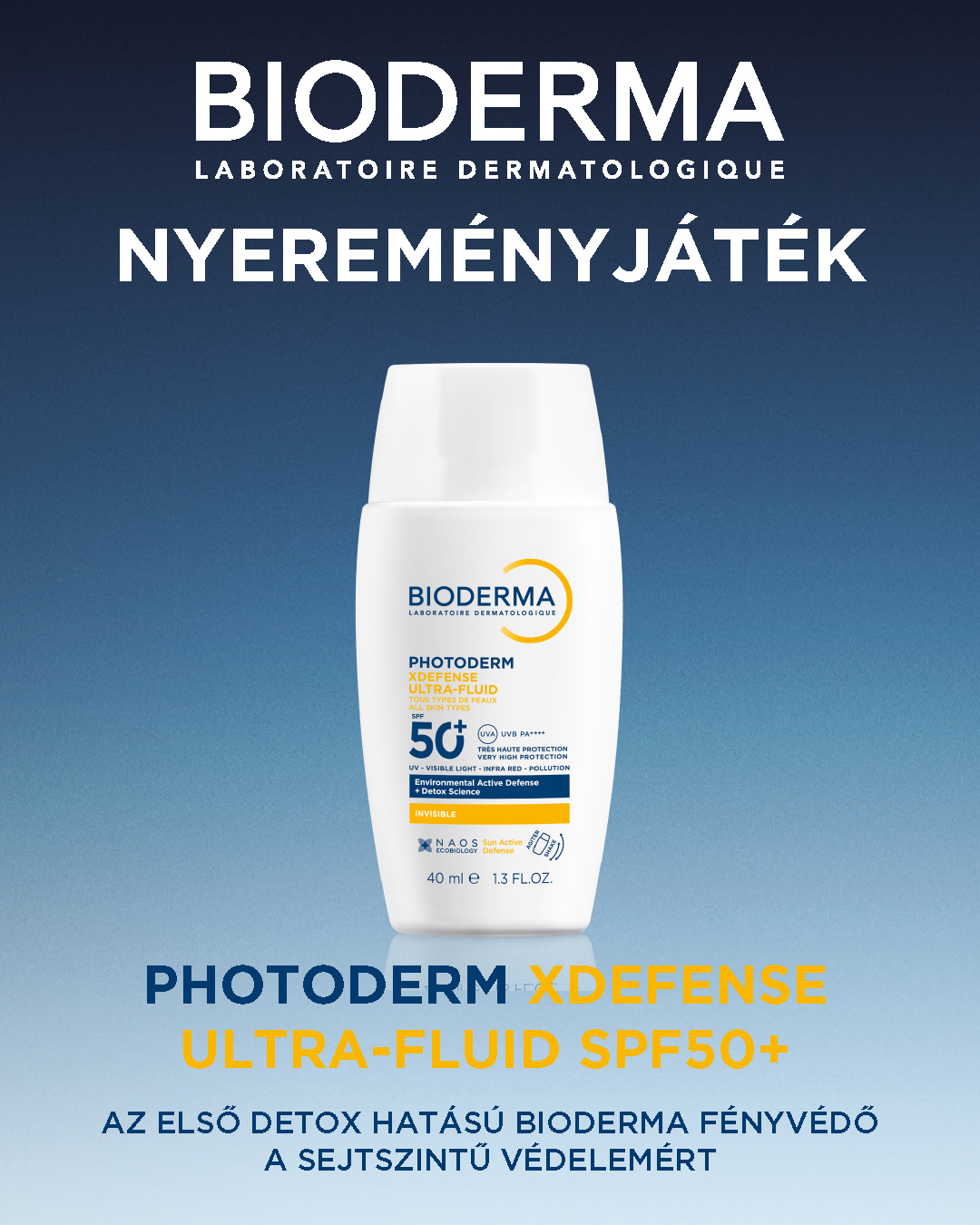 Játssz, és nyerj Bioderma fényvédő krémet!